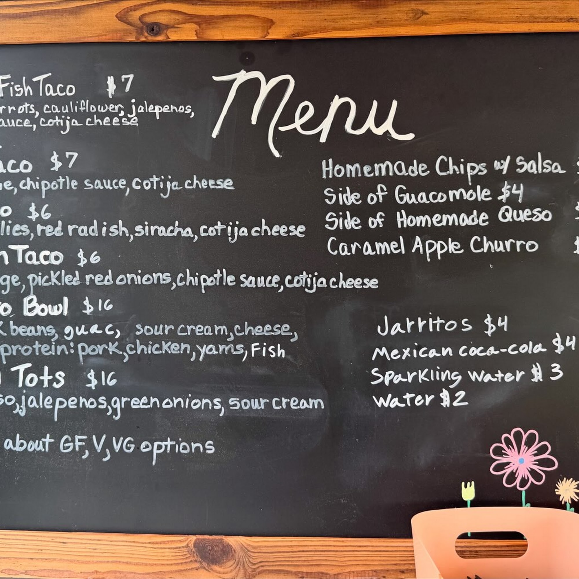 Superior Taco Truck Menu