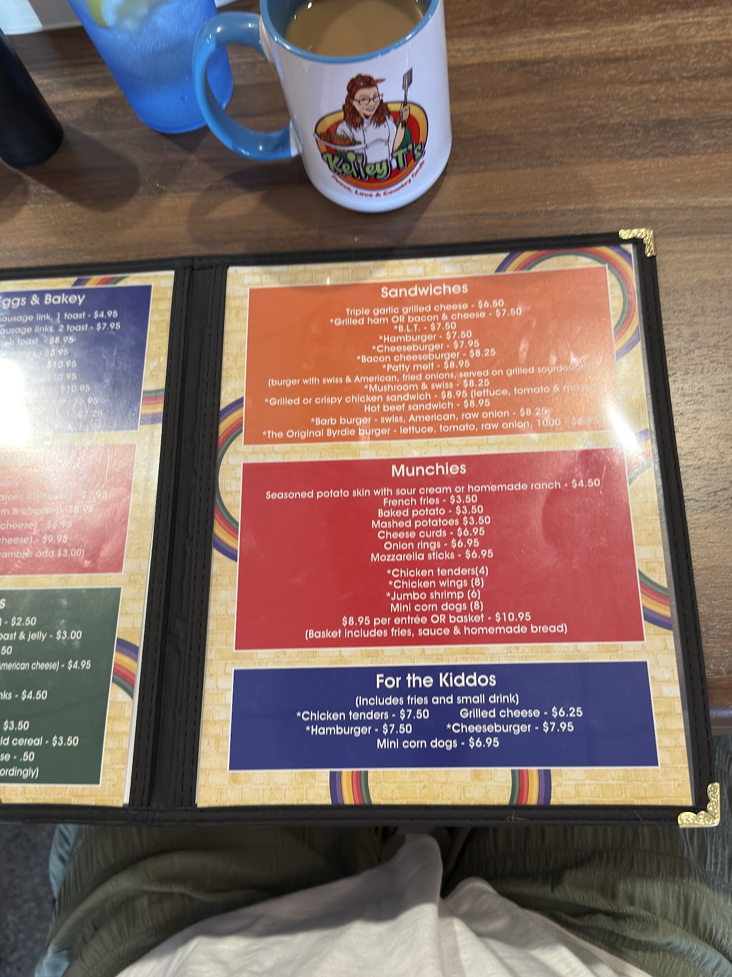 Kelley T's Menu