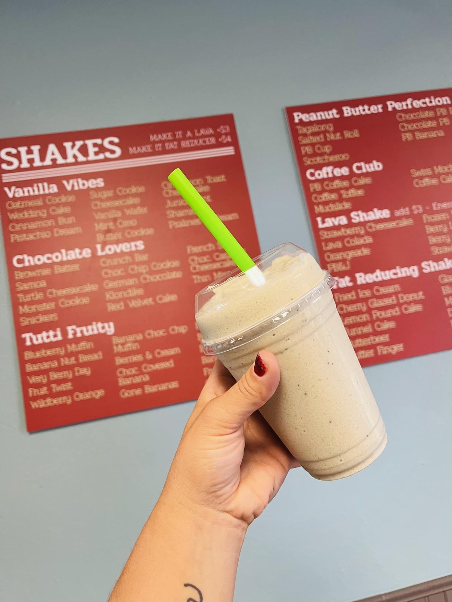 Riverside Herbalife Nutrition Menu