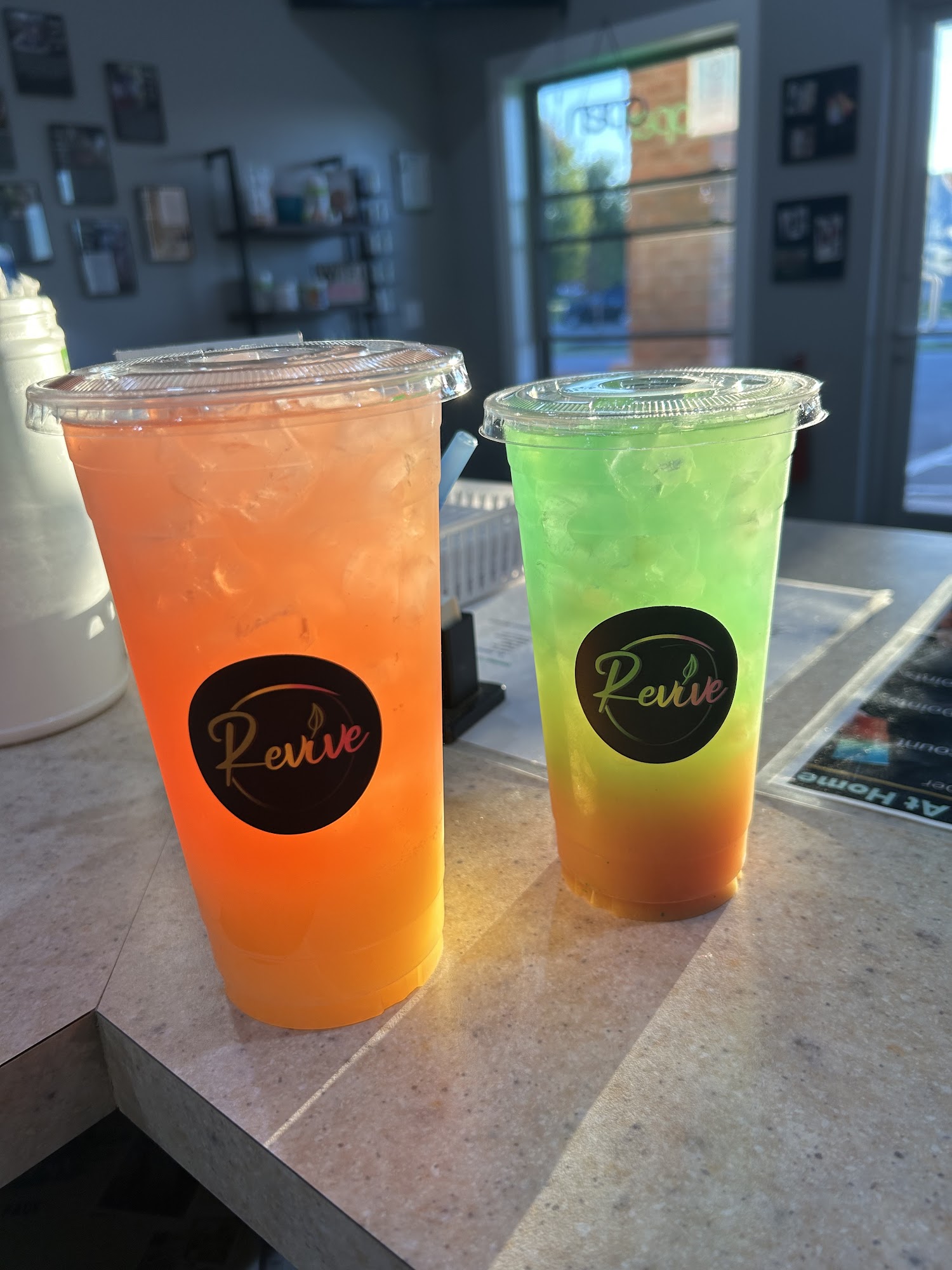 Revive Nutrition Menu