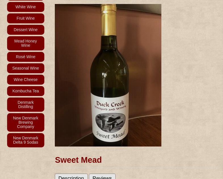 Duck Creek Vineyard & Winery/ Denmark Distilling/ New Denmark Brewing Company Menu
