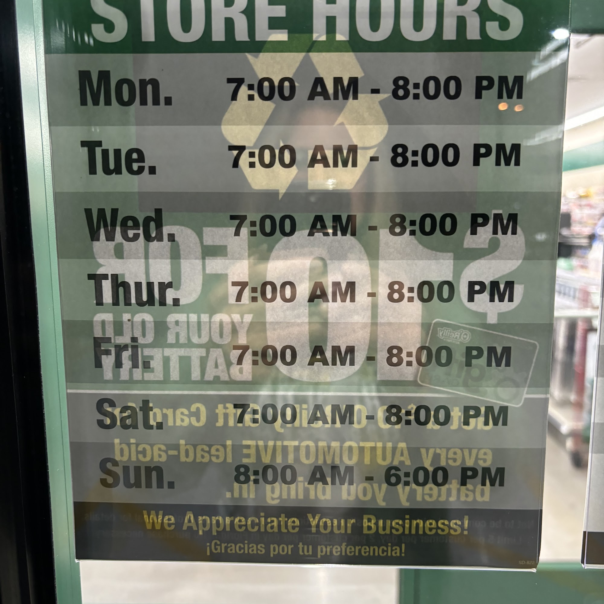 O'Reilly Auto Parts Denmark