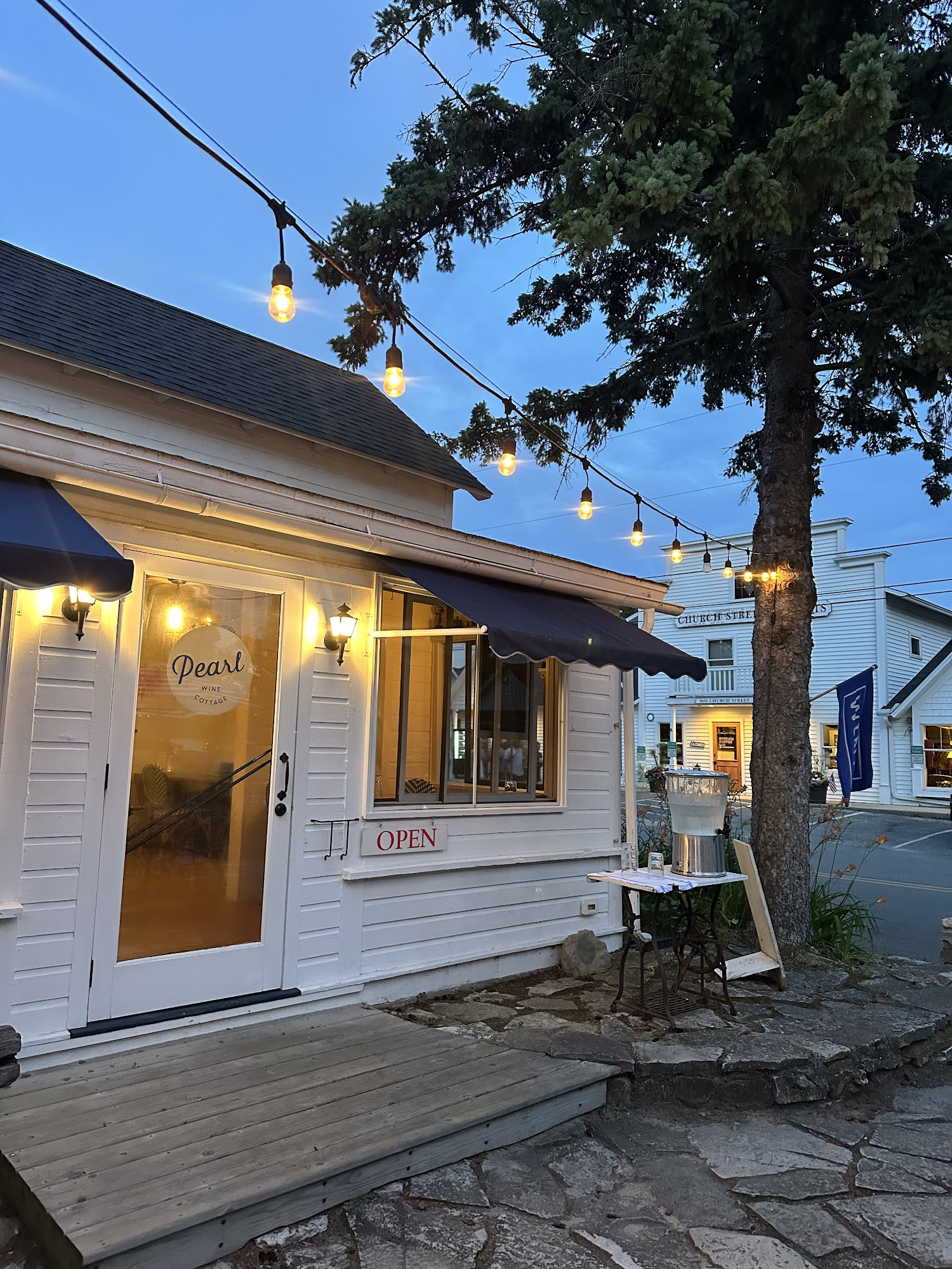 Pearl Wine Cottage Menu