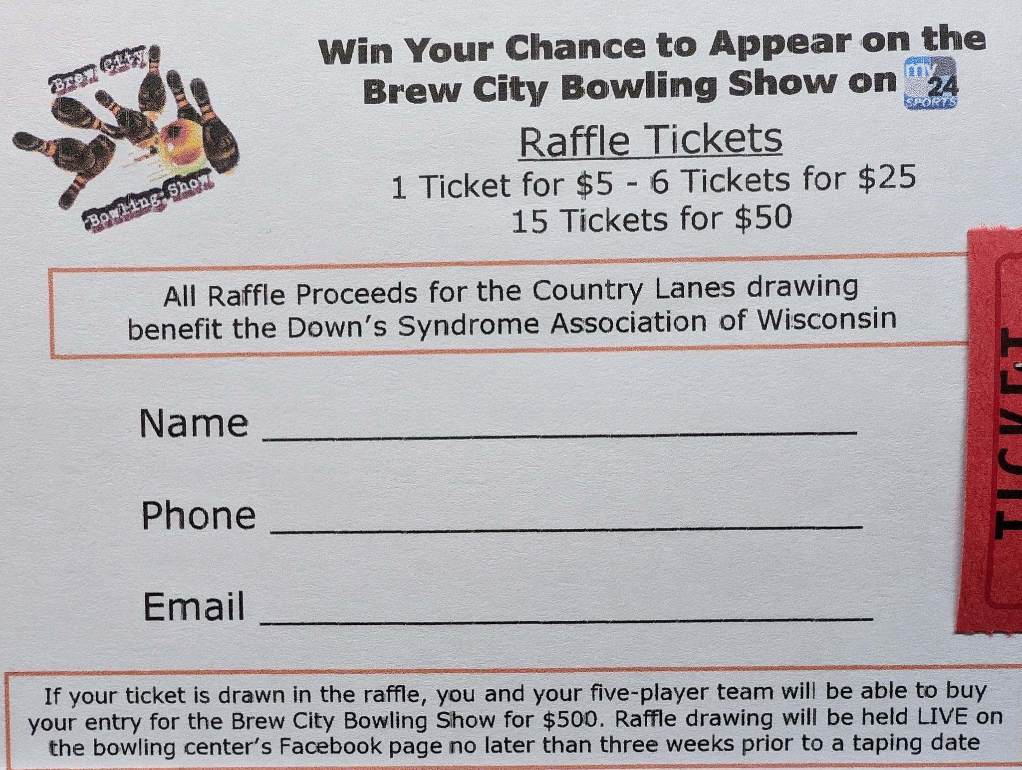 Country Lanes Bowling Alley, Franklin, WI Menu