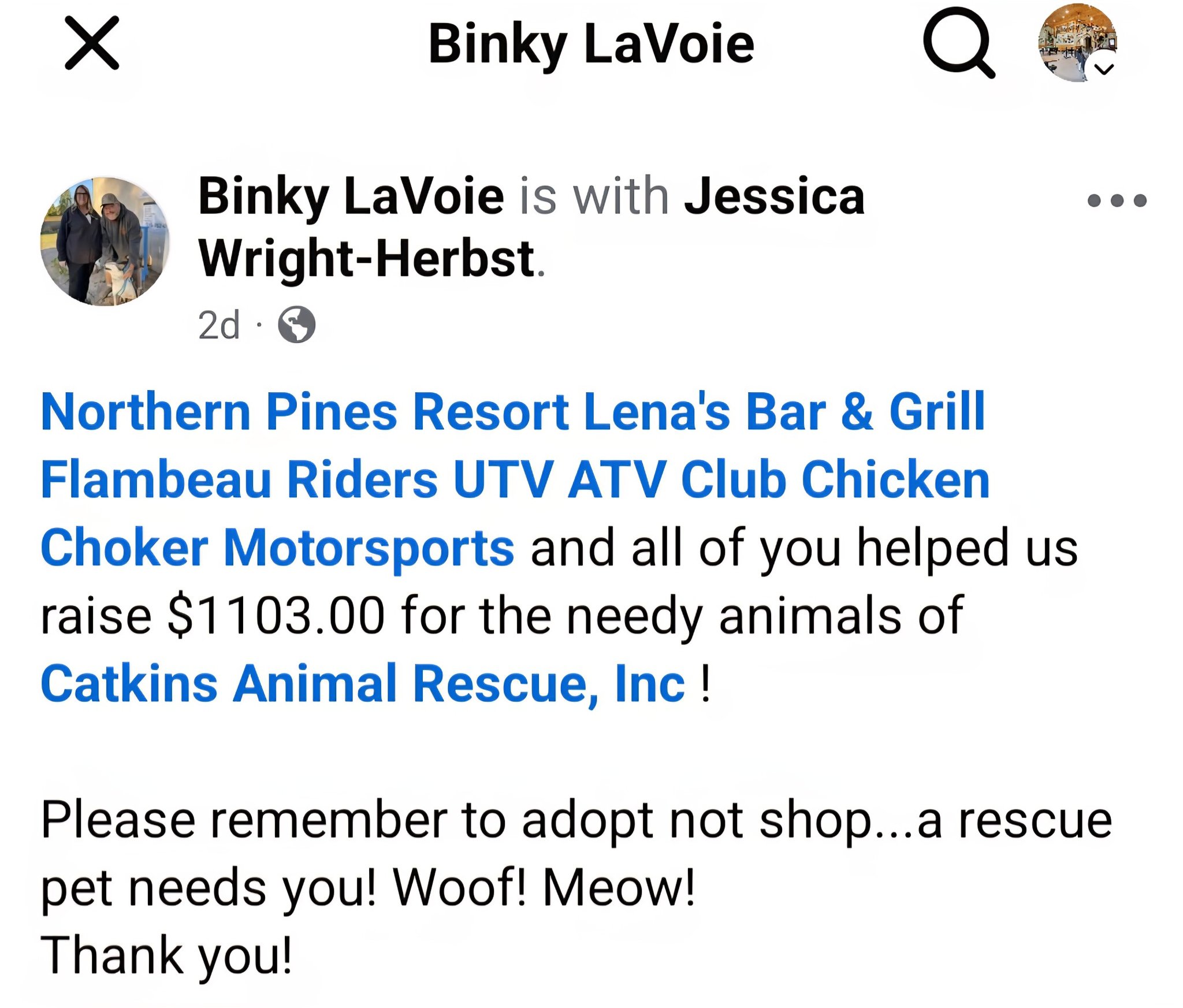 Photo credit: Facebook