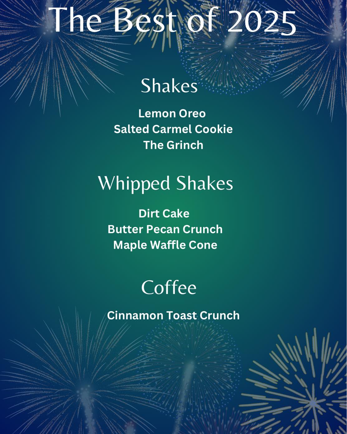 The Beach Club Menu