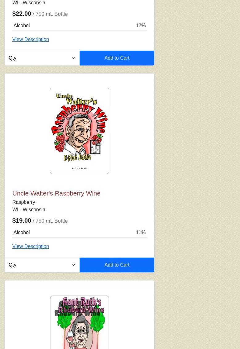 Edwin Brix Vineyard Menu