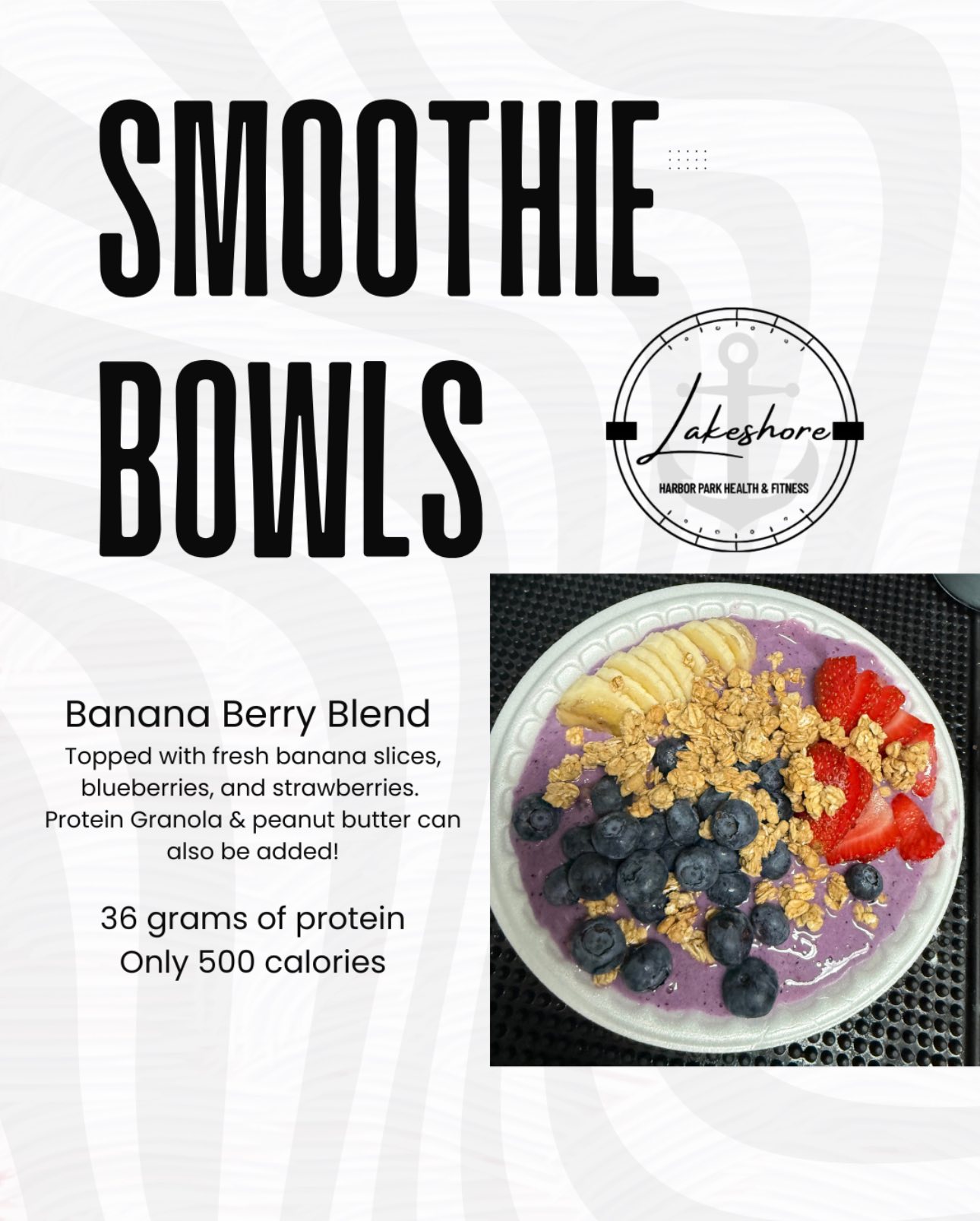 Kenosha Lakeshore Nutrition Menu