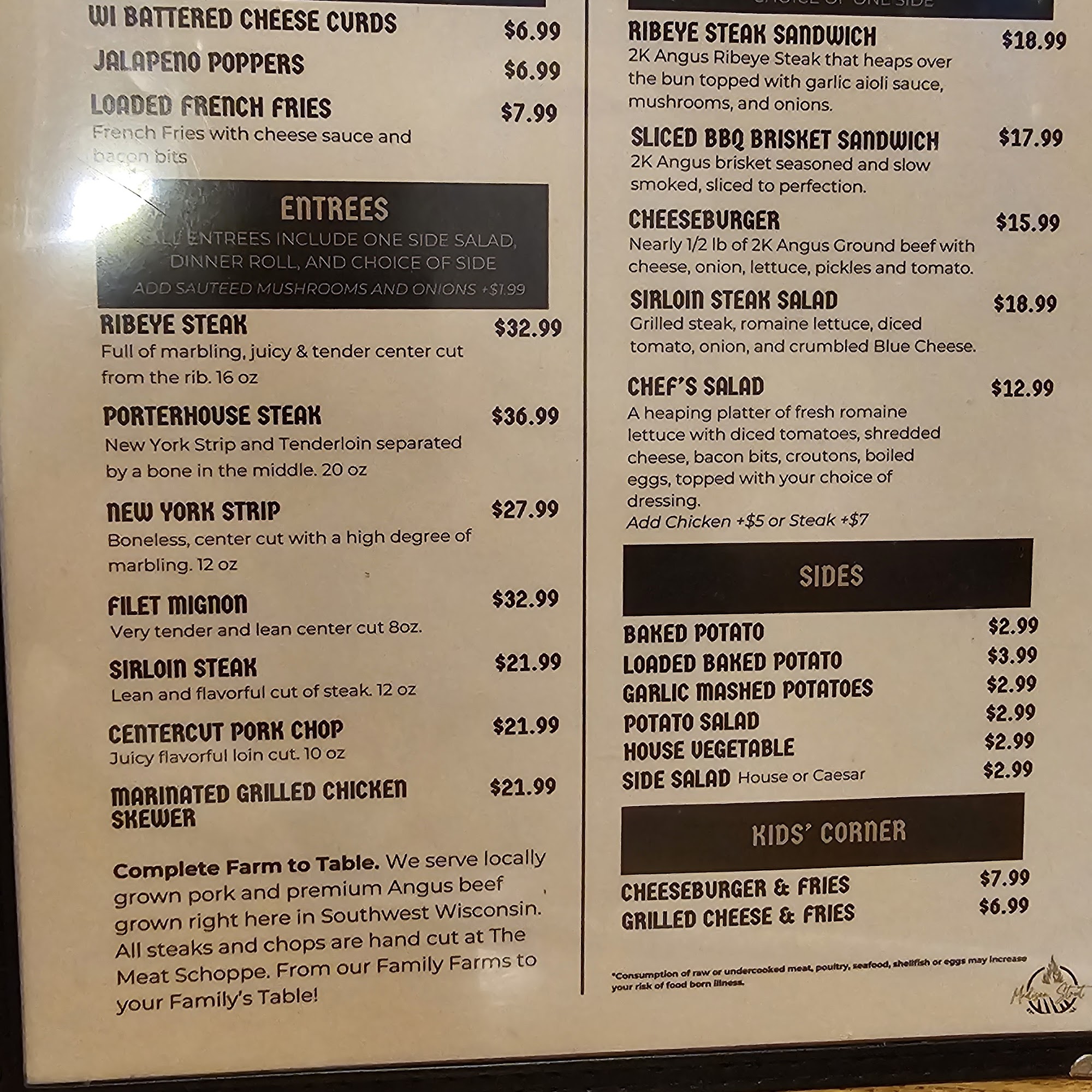 Madison Street steakhouse and grill Lancaster