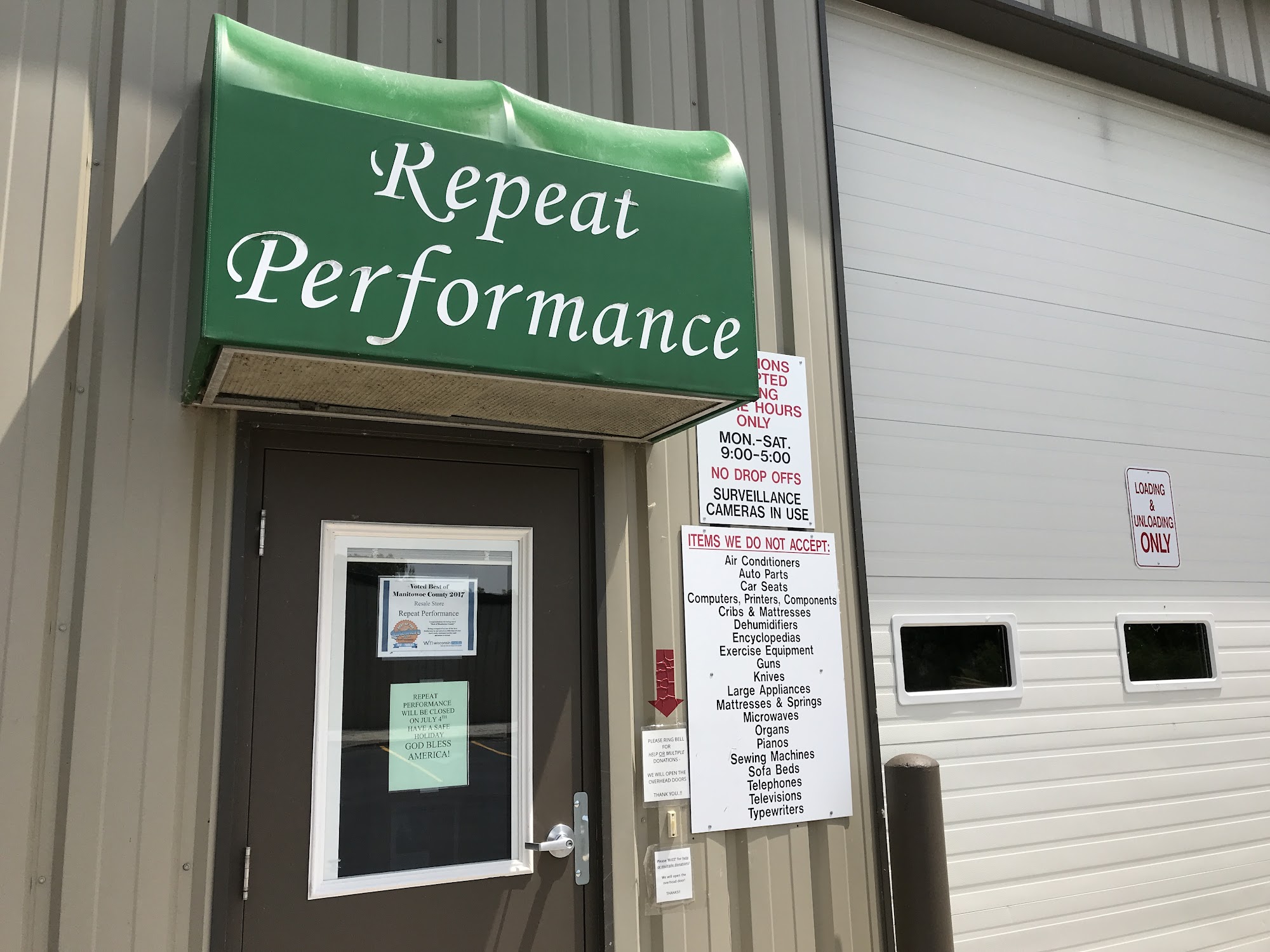 Repeat Performance Manitowoc