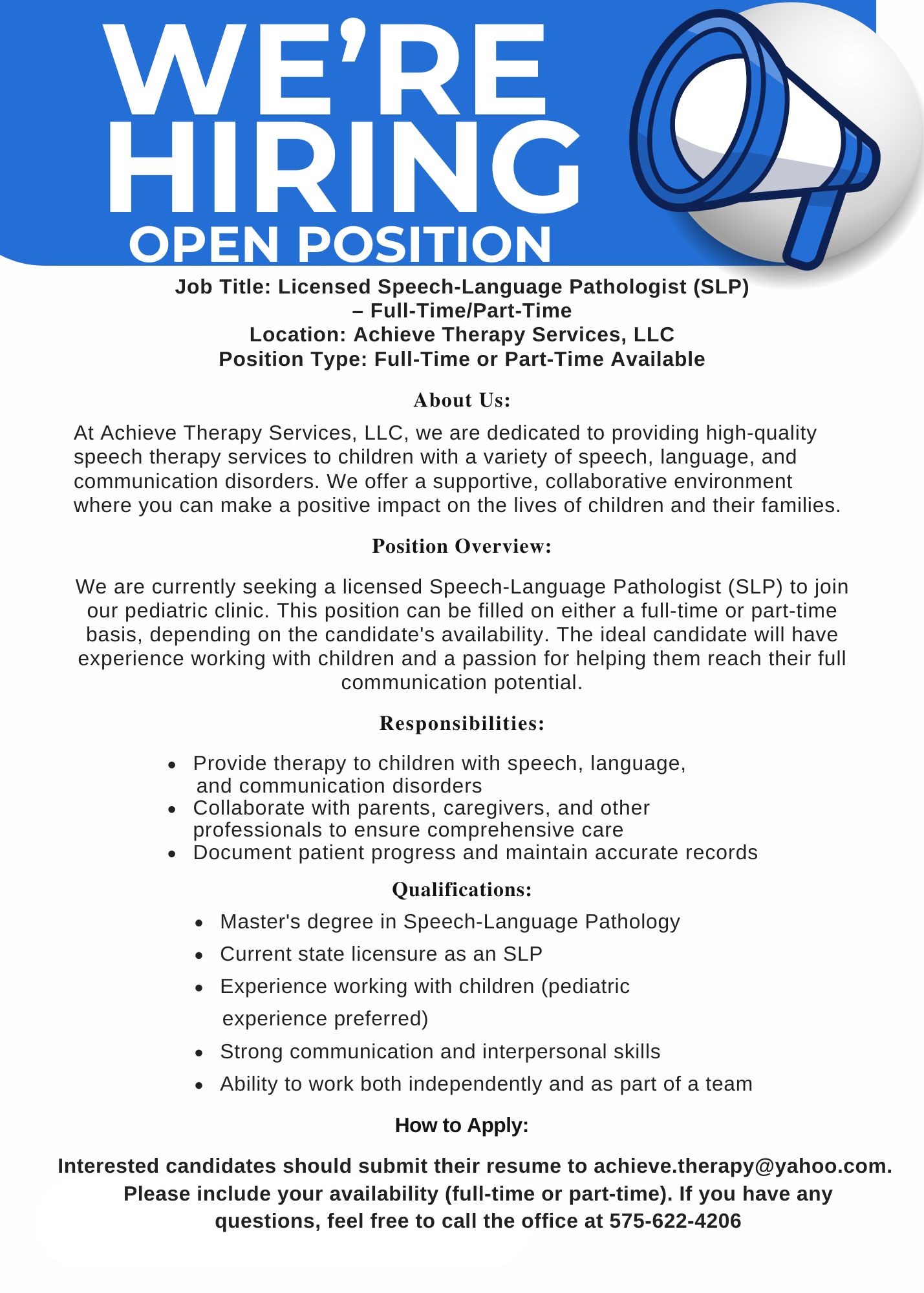 Achieve Therapy Services LLC