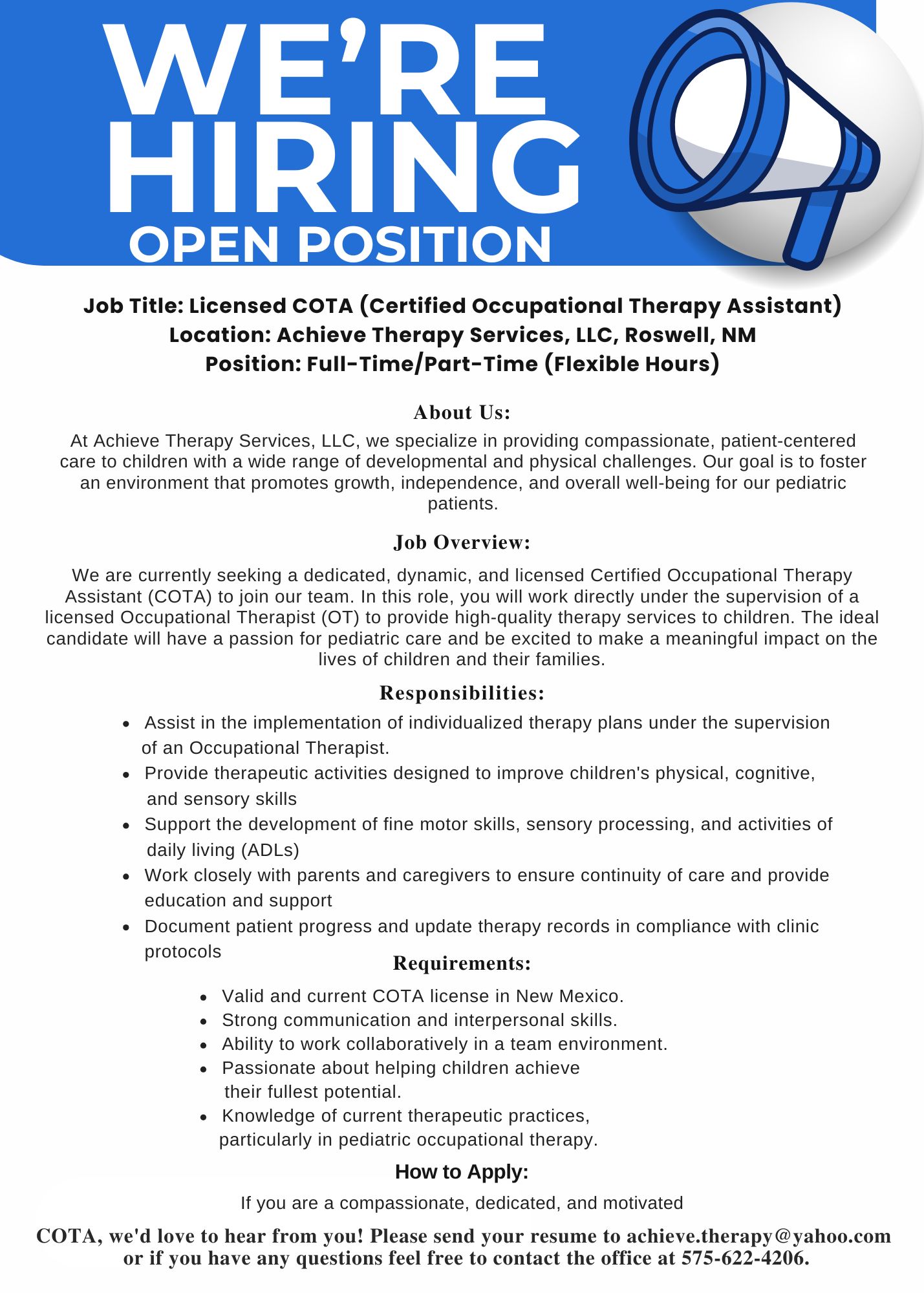 Achieve Therapy Services LLC