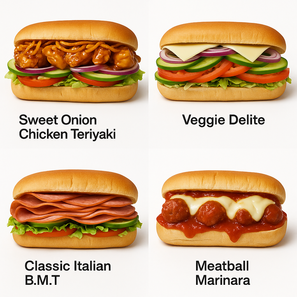 Subway Menu
