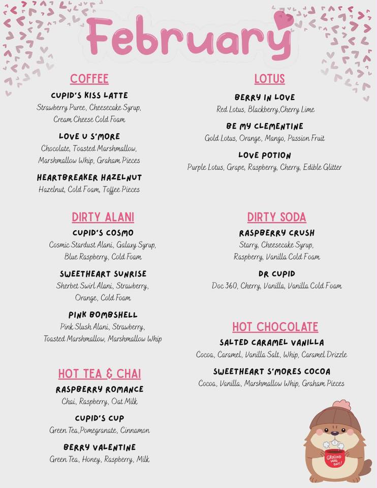 Cookies & Cream Cafe Menu