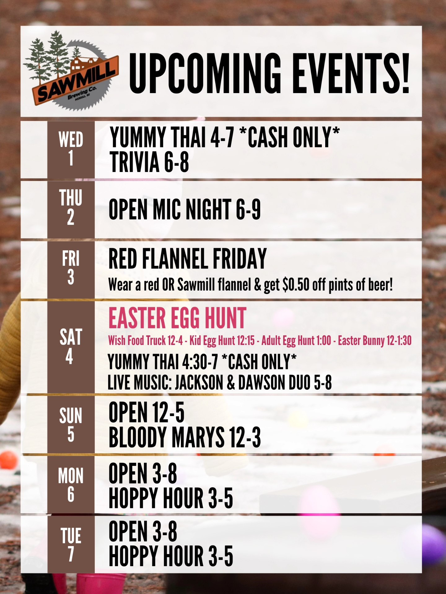 Sawmill Brewing Company Merrill