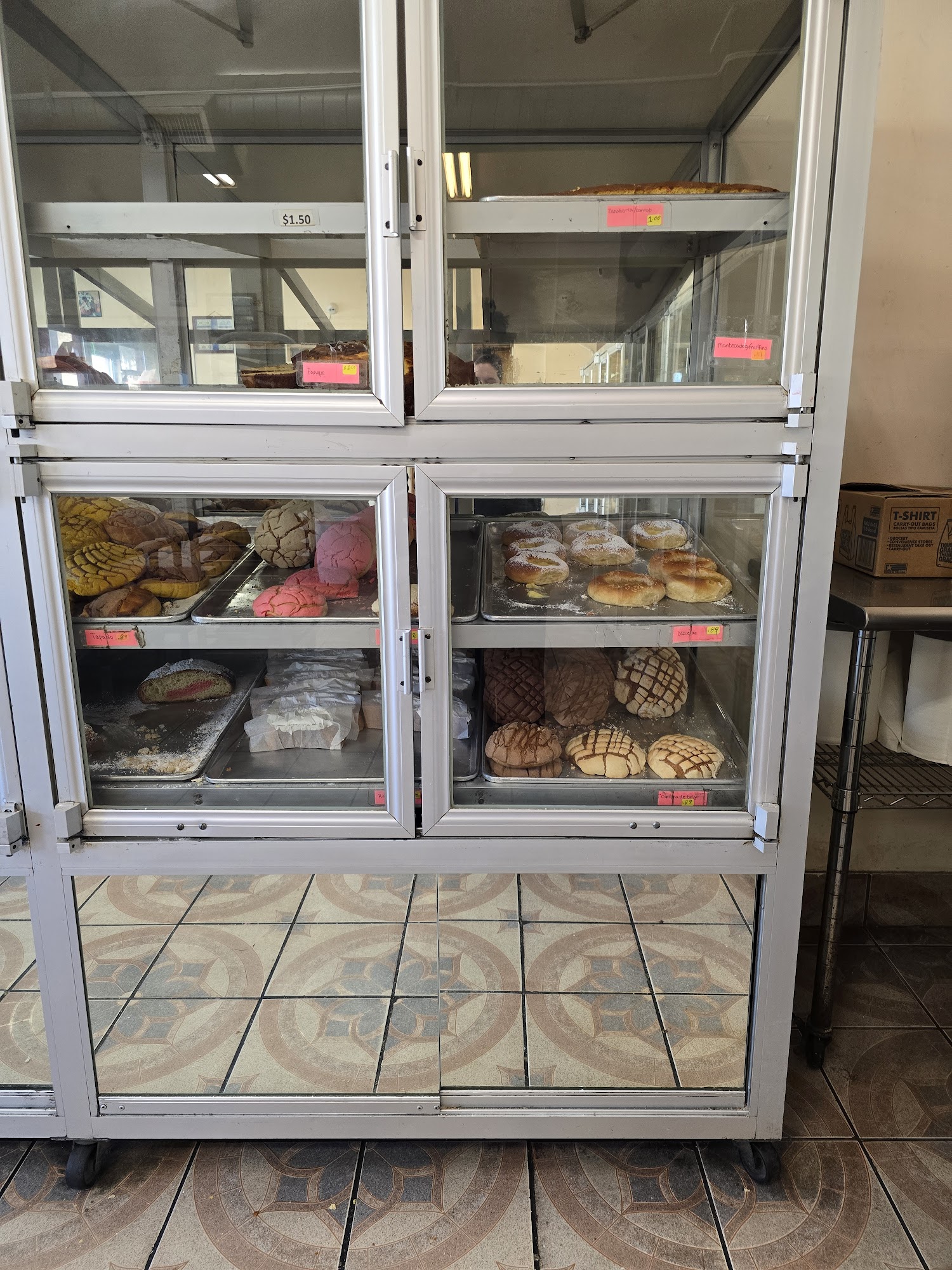 Panadería el Sol de México Menu