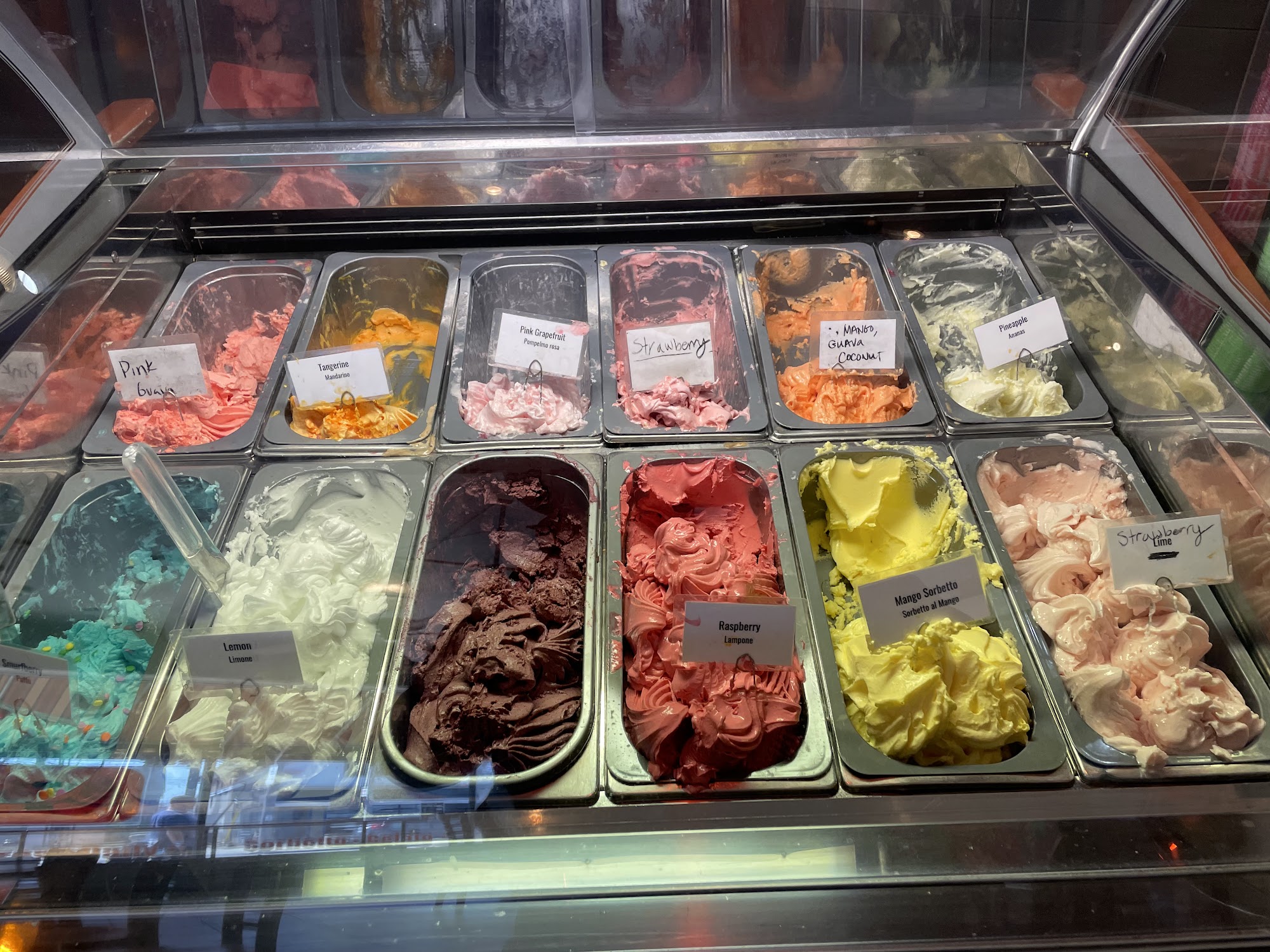 Cold Spoons Gelato Menu