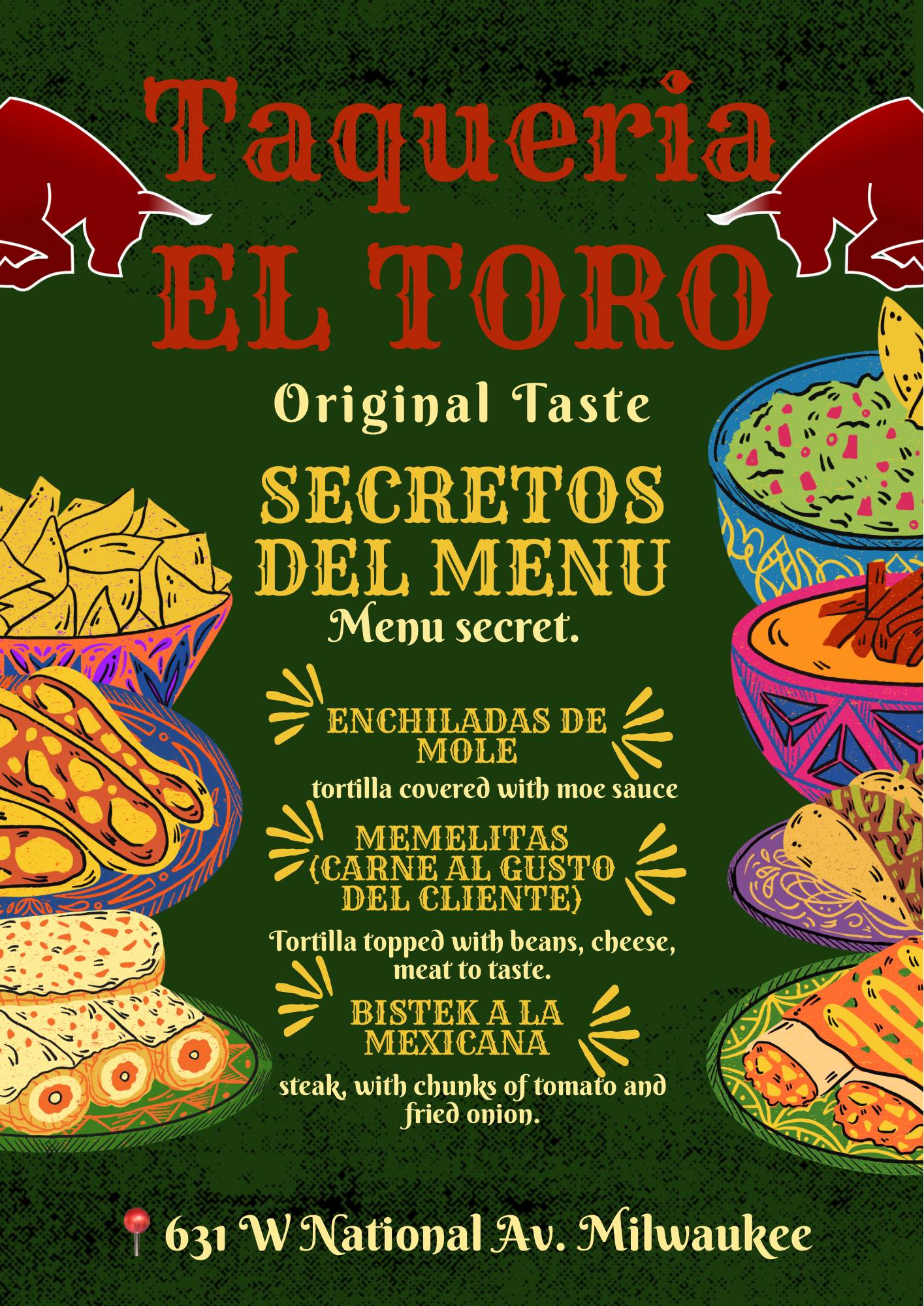 Taco Loco Taqueria Menu