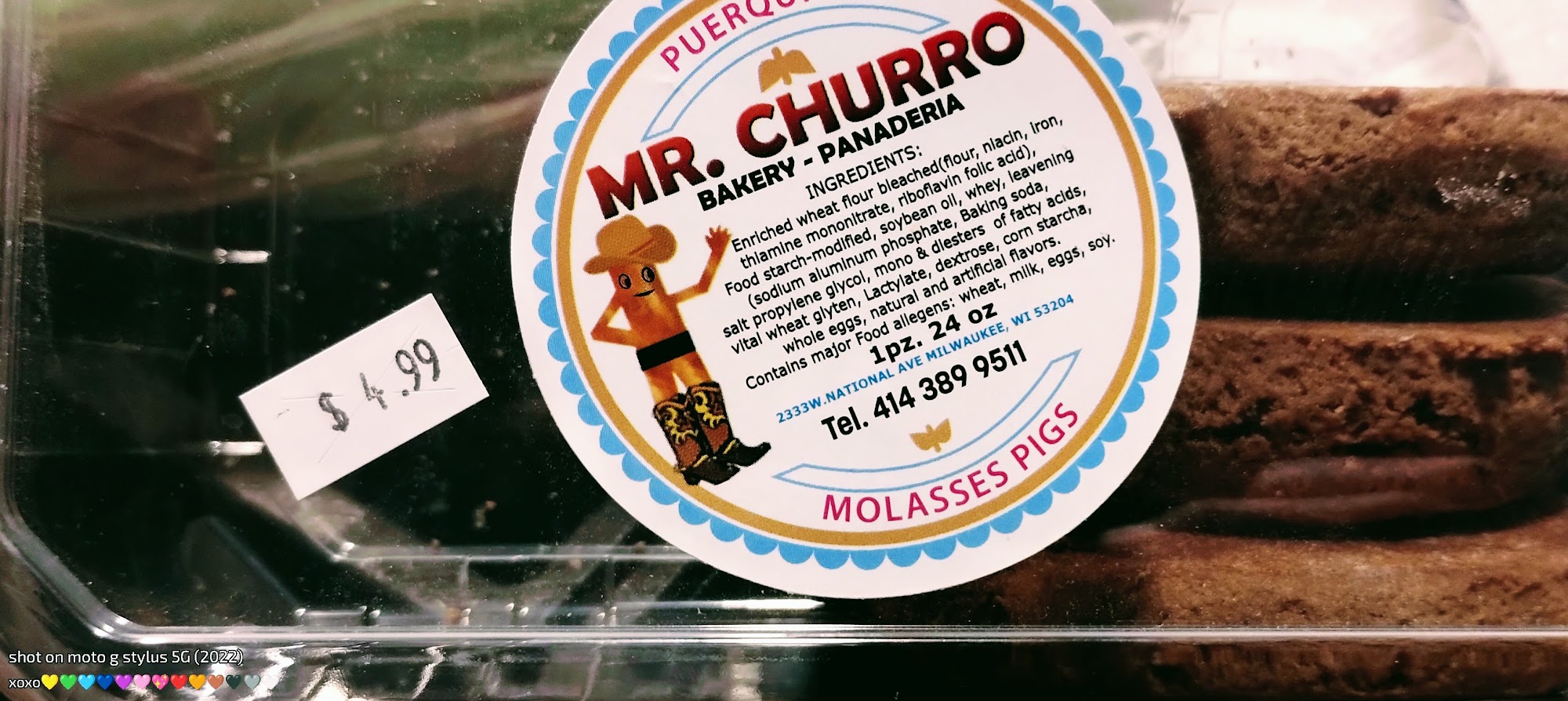 Mr. Churro Menu