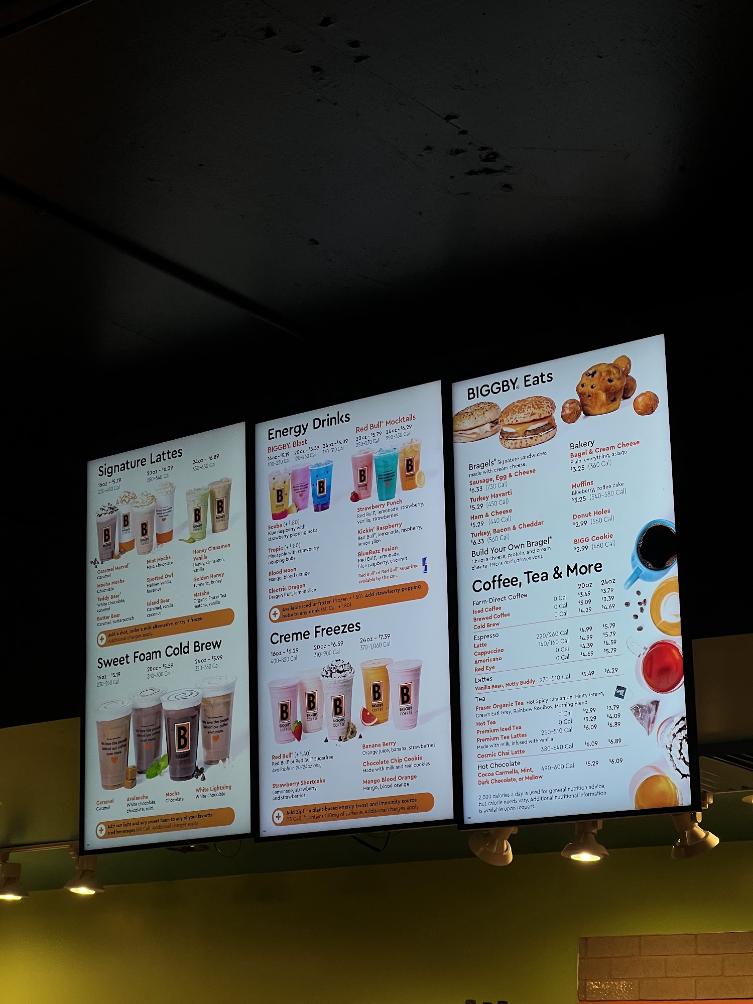 Biggby Coffee Menu