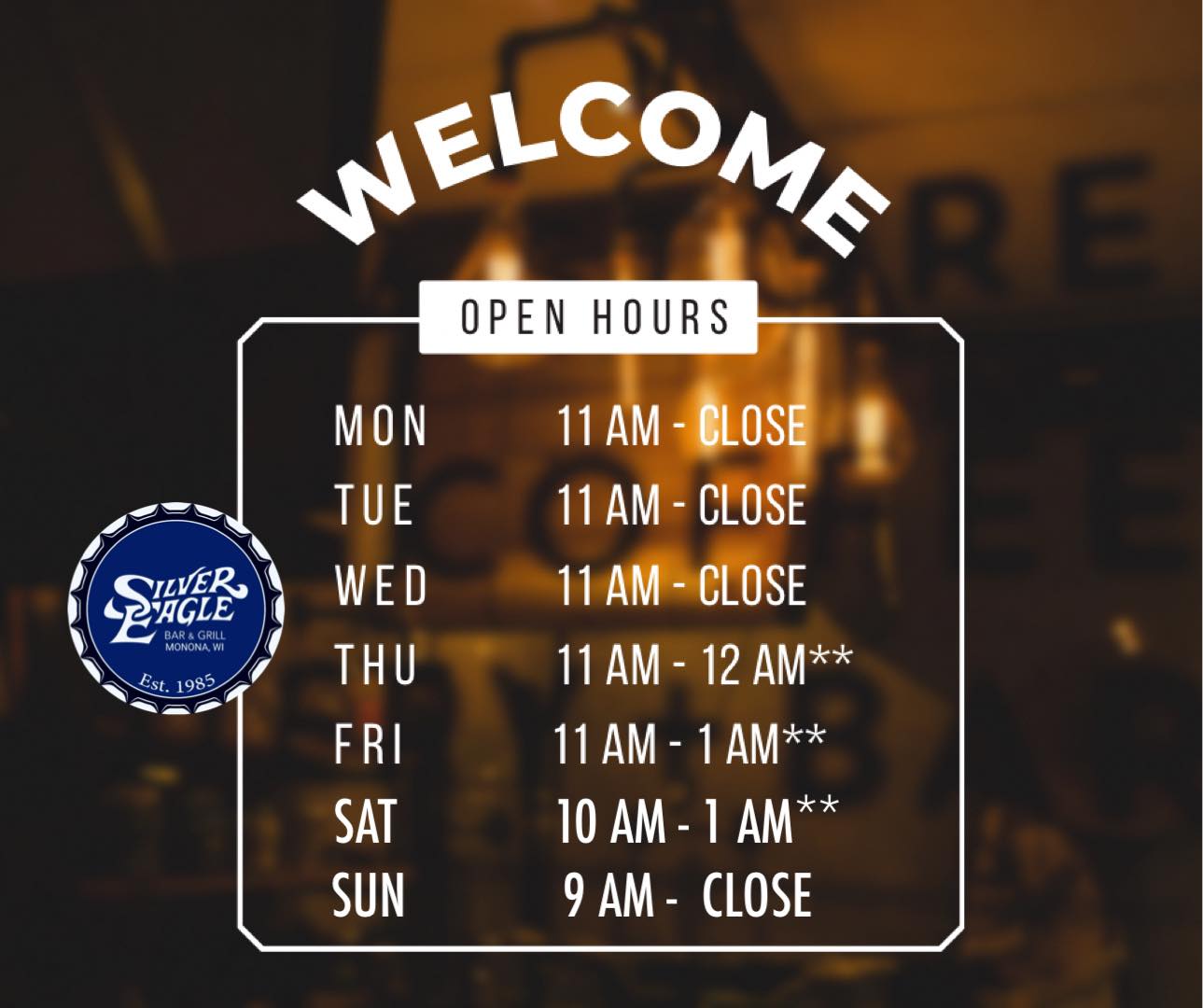 Silver Eagle Bar & Grill Monona