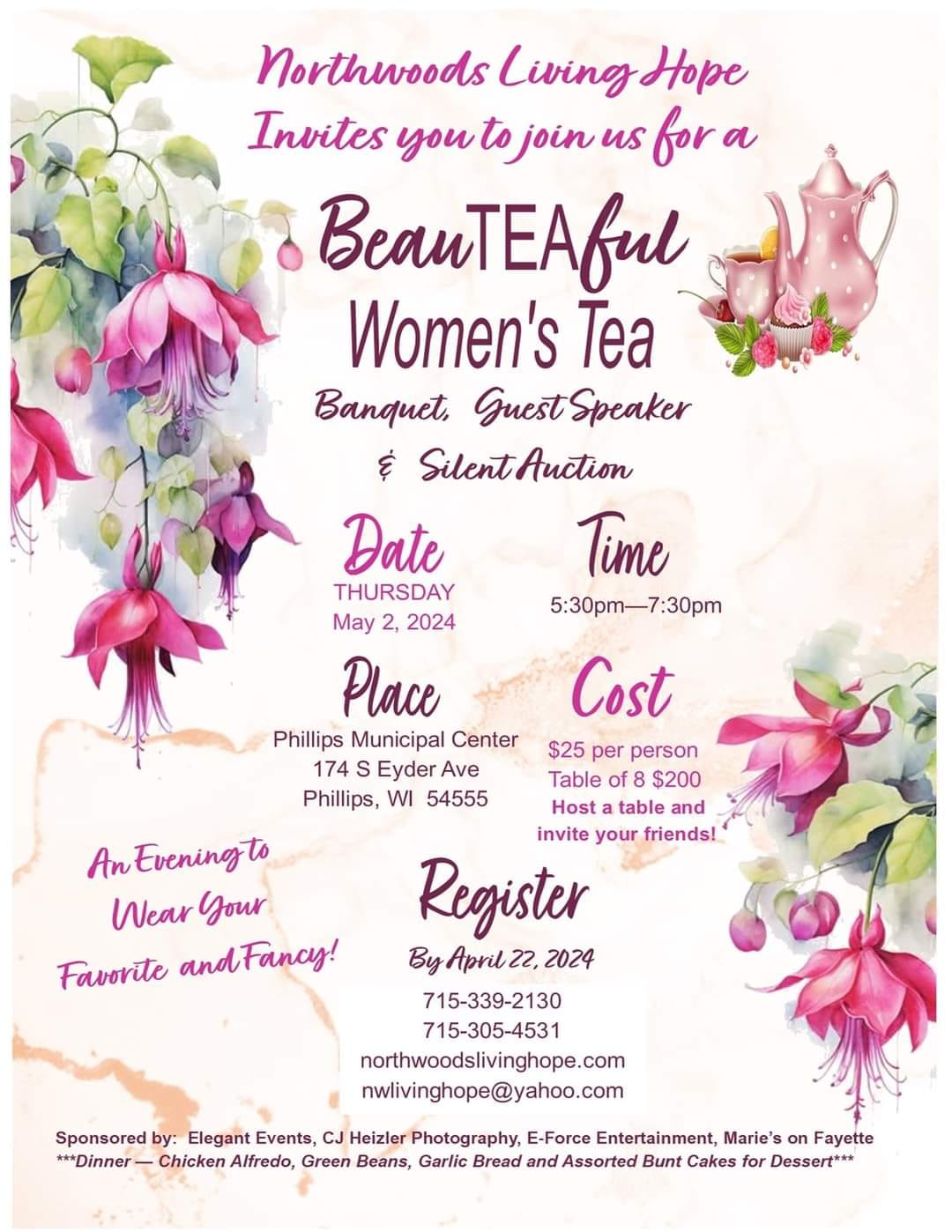 Marie's on Fayette Menu