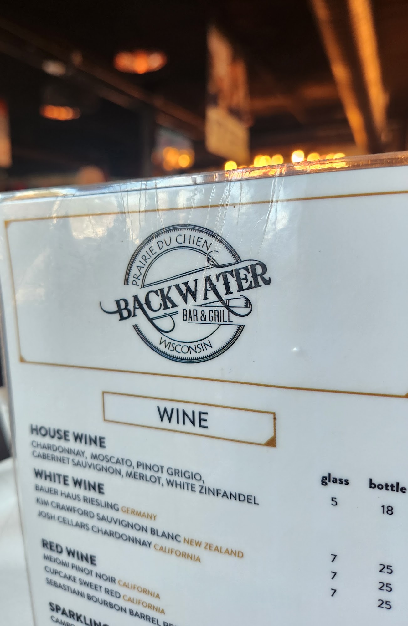 Backwater Bar & Grill Prairie du Chien