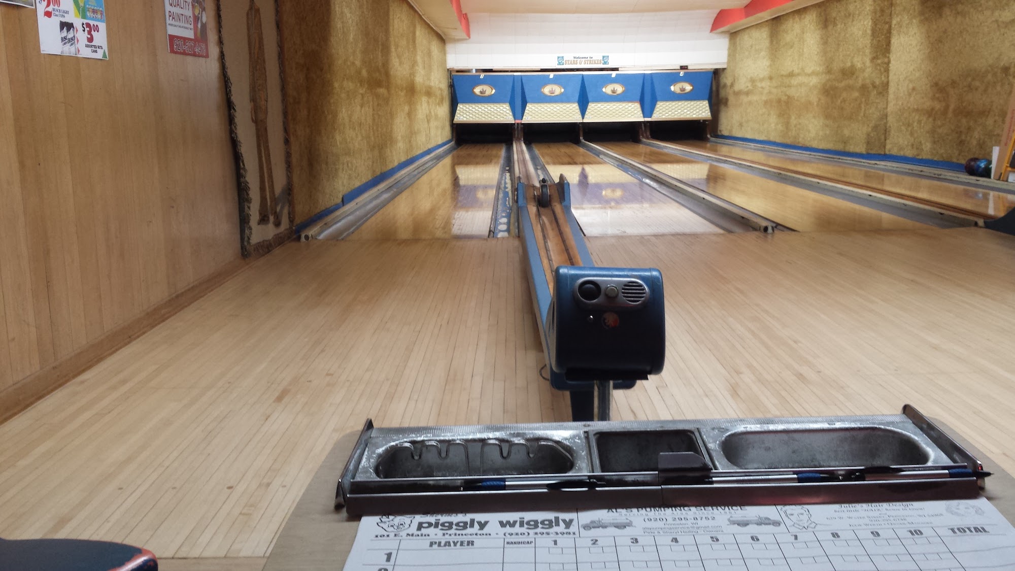 Stars & Strikes Menu