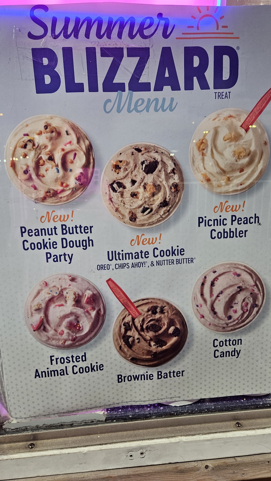 Dairy Queen (Treat) Menu