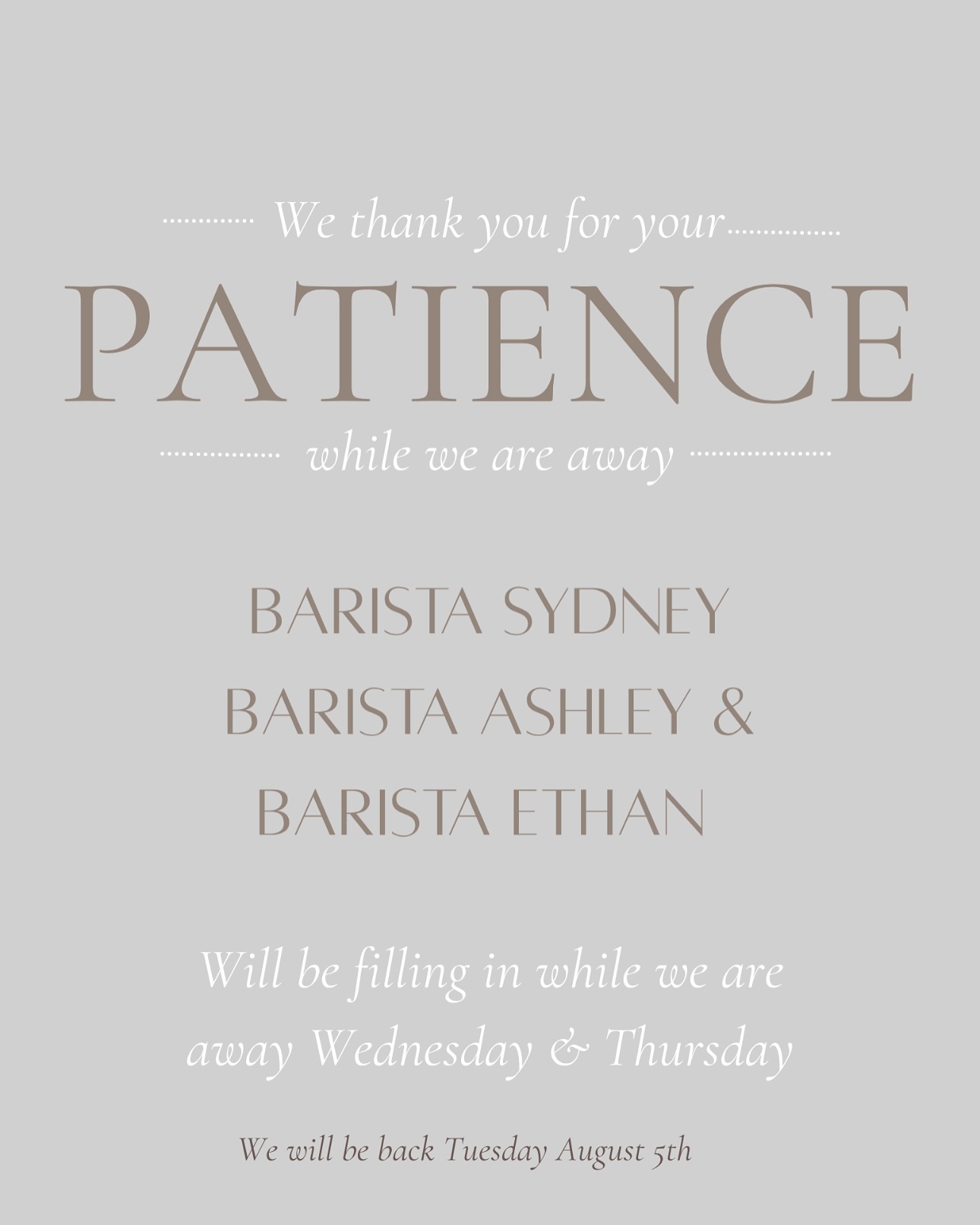 Cinnamon and Honey Coffee Company