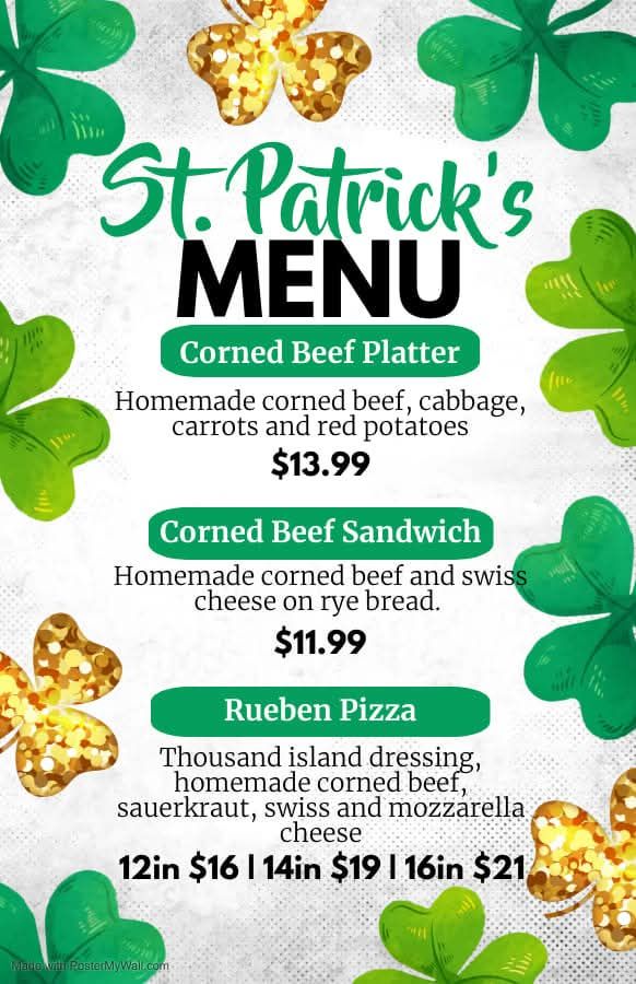 Tomahawk Sports Bar & Grill Menu