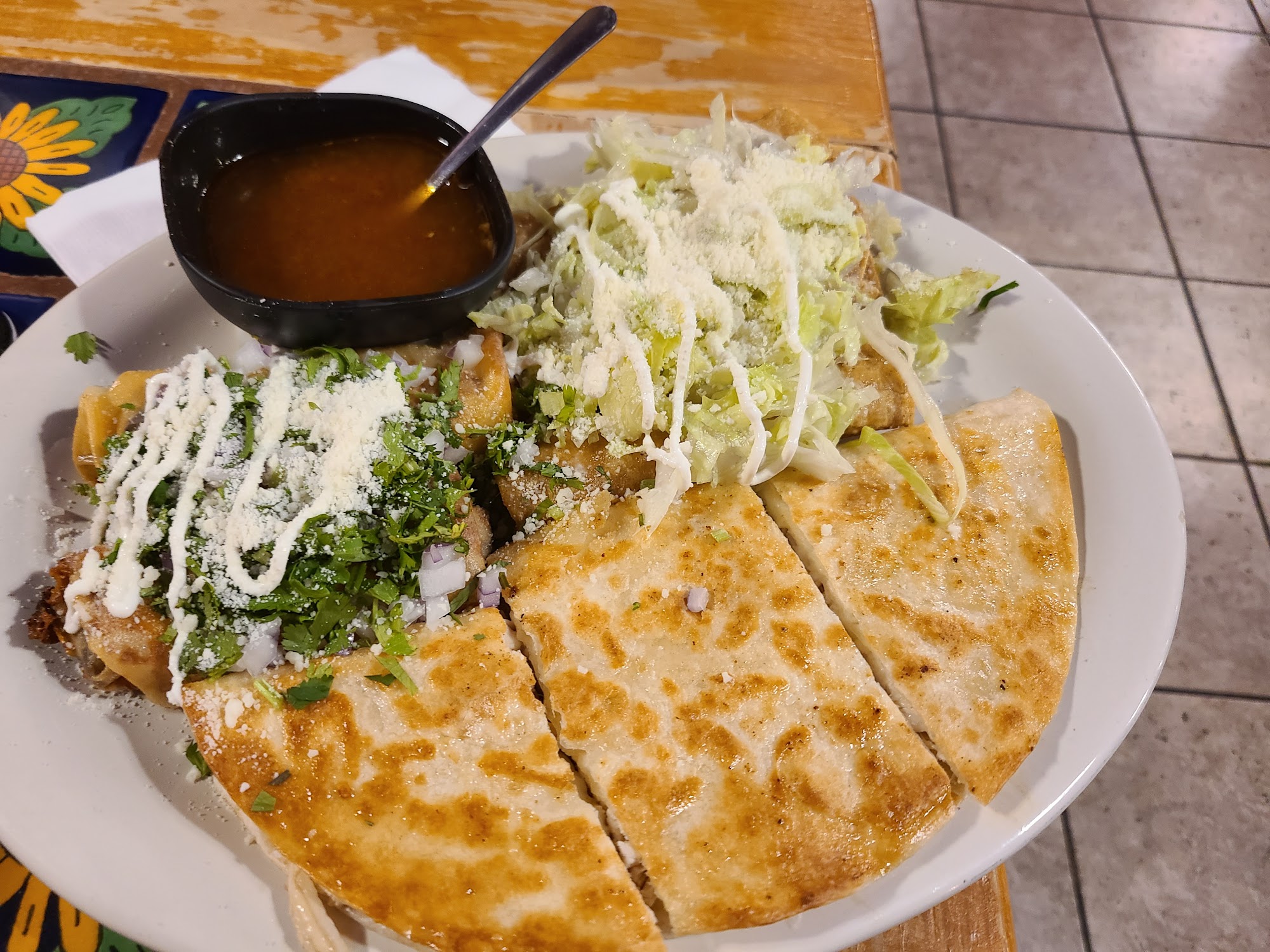 Los Compadres Mexican Restaurant Menu