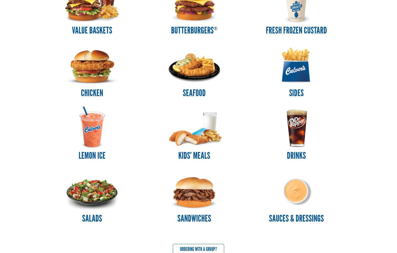 Culver’s Menu