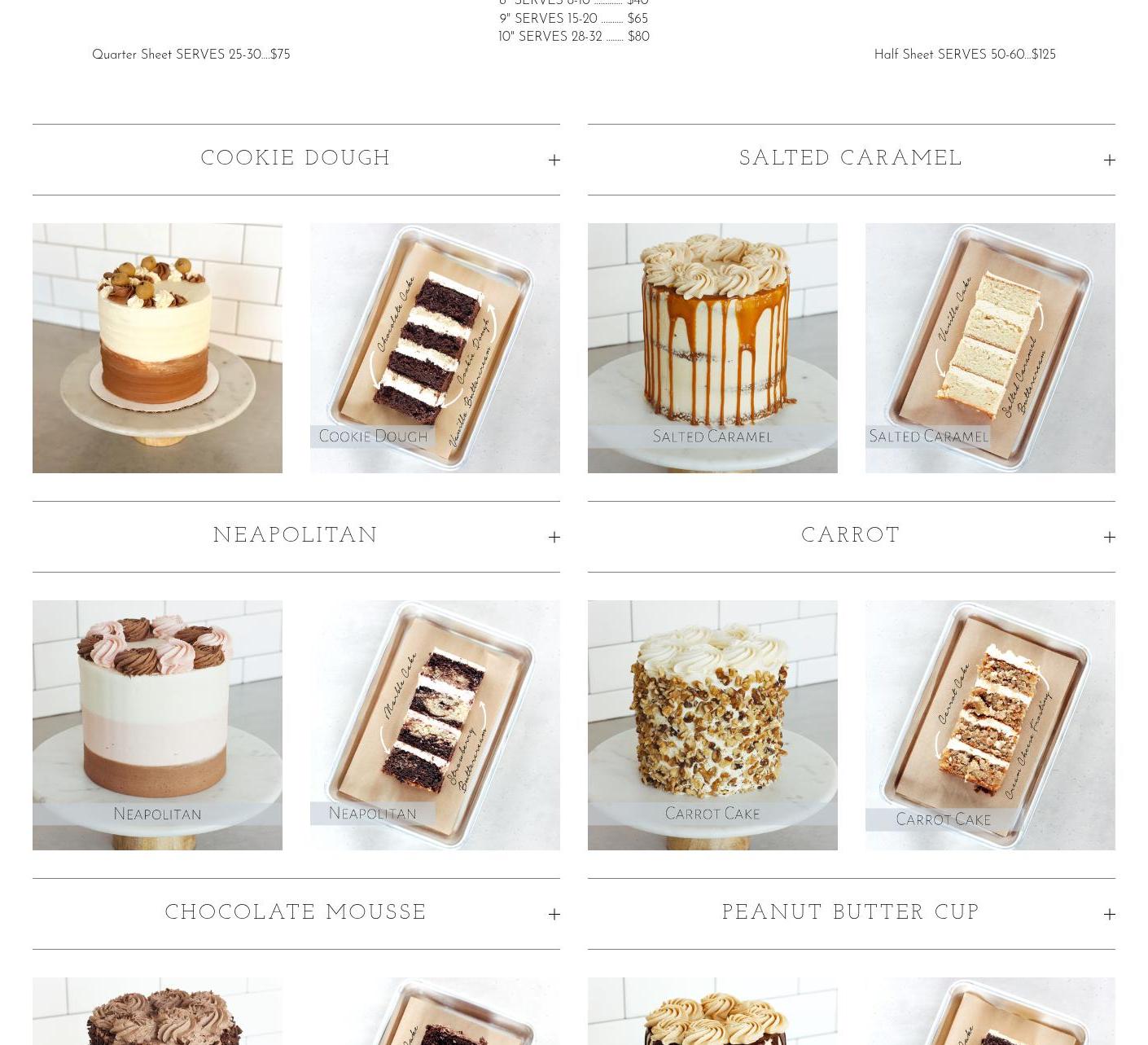 Black Twig Bakery Menu