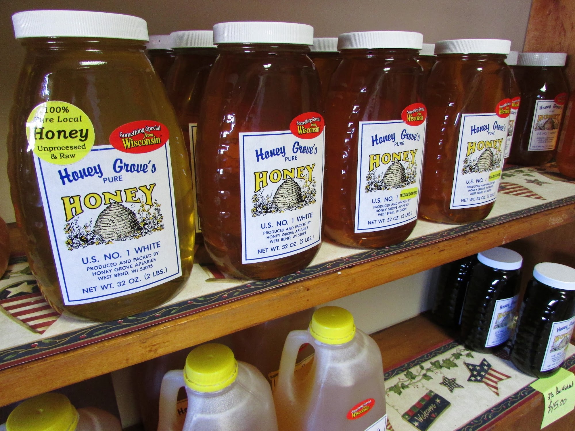 Honey Grove Apiaries Menu