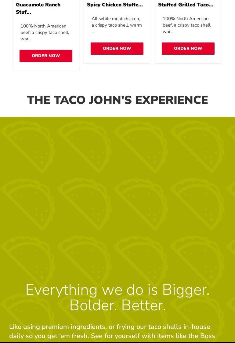 Taco John's Menu