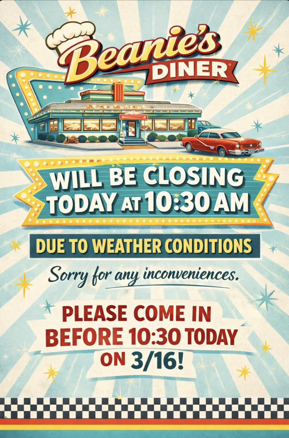 Beanies Diner Westby