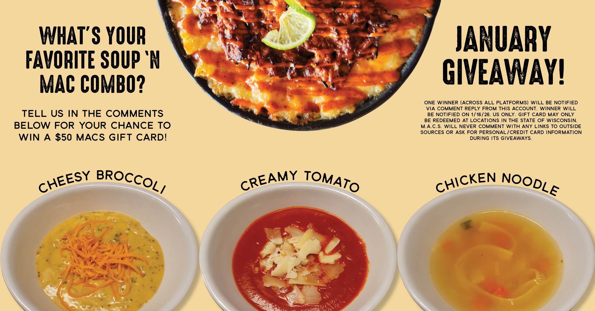 MACS (Macaroni and Cheese Shop) Wisconsin Dells Wisconsin Dells