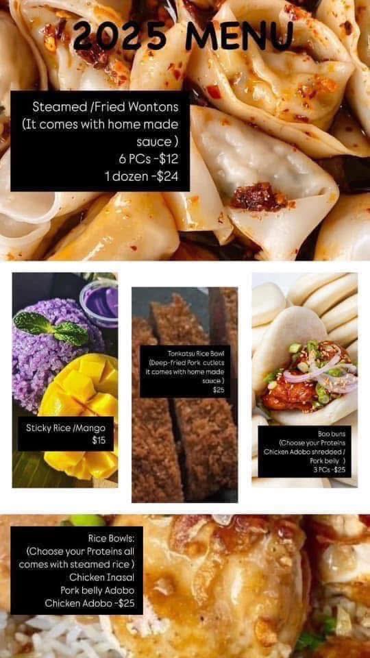 Gingrollsandpancit Menu