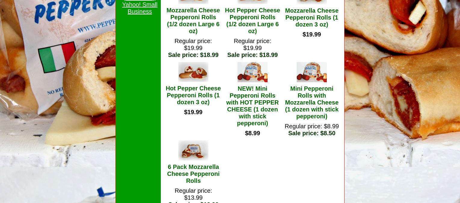 Rogers and Mazza's Italian Bakery Menu