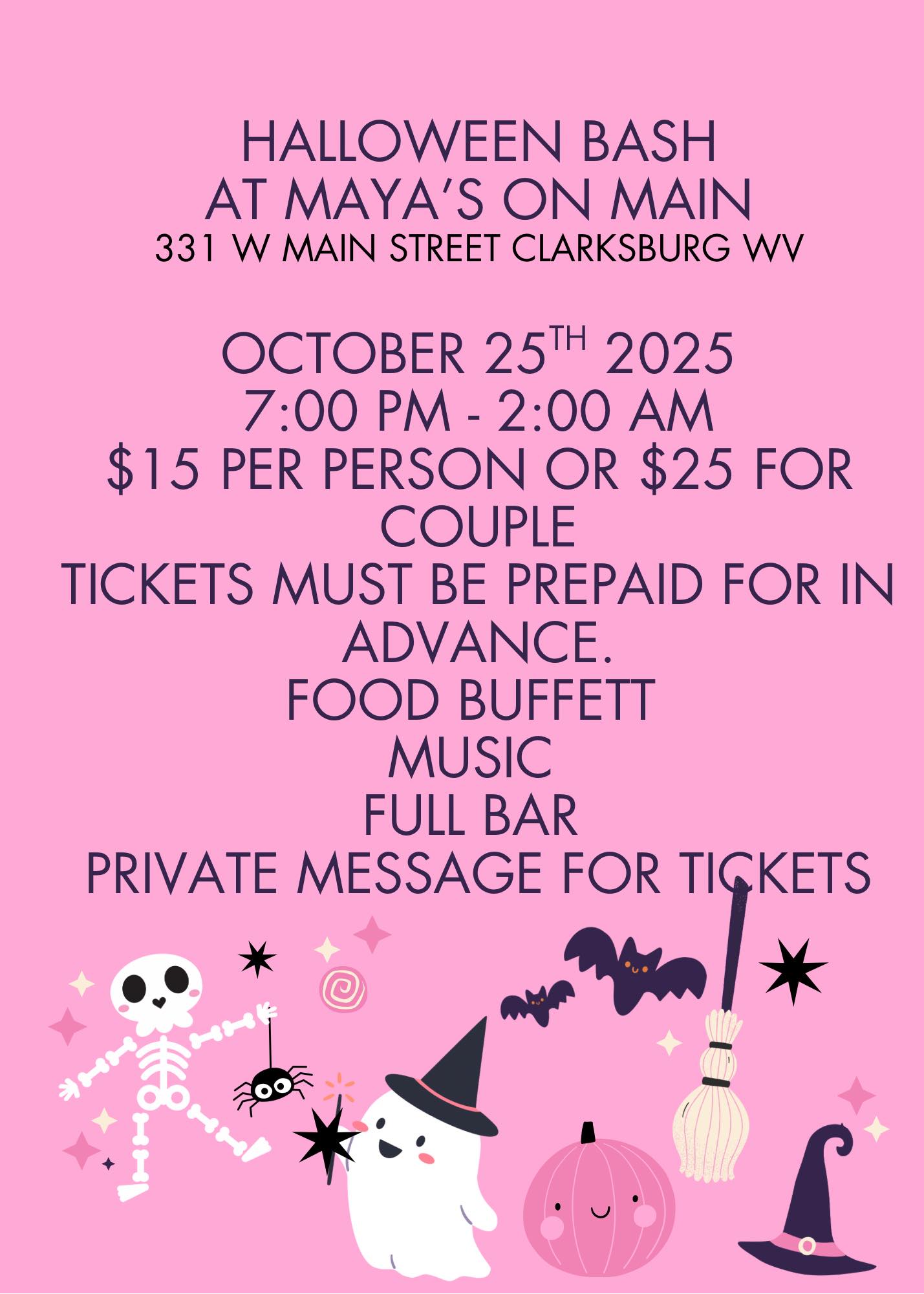 Maya’s on Main 331 W Main St, Clarksburg