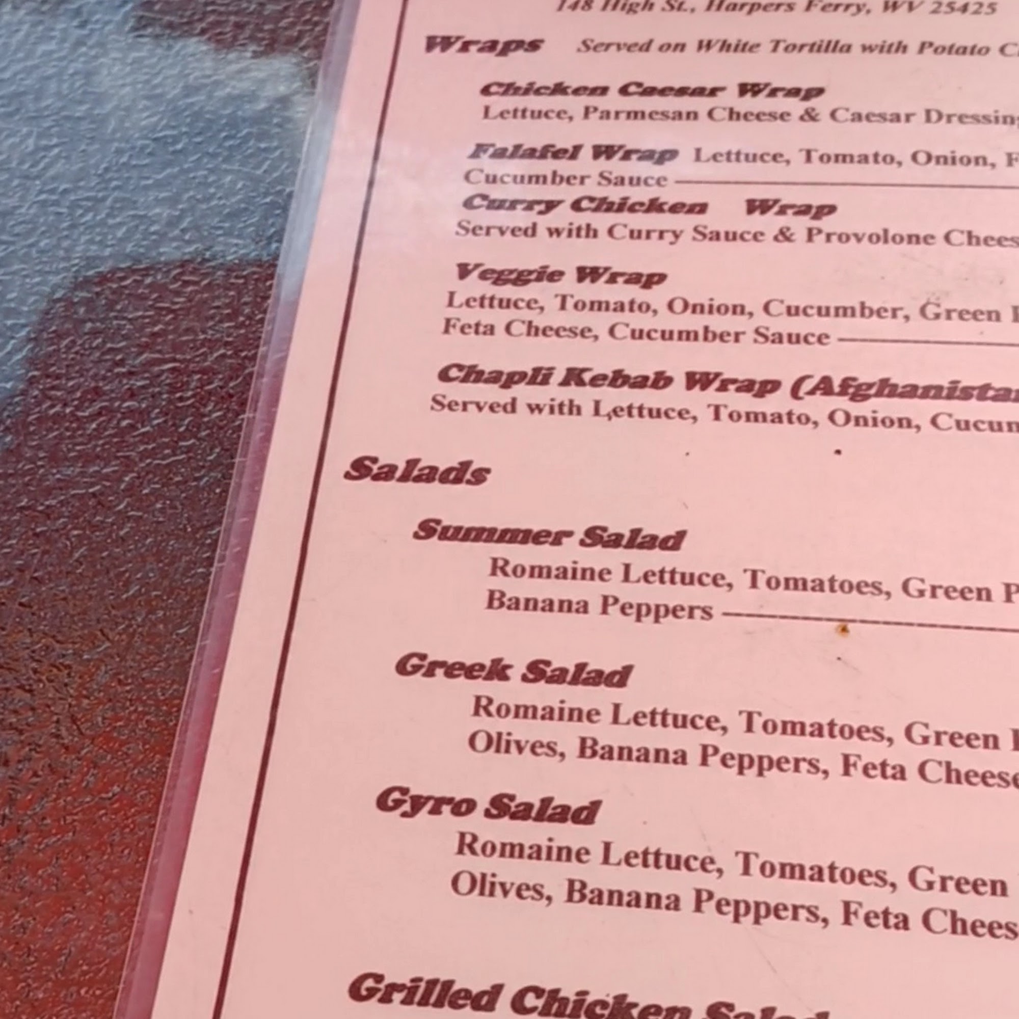 Cannonball Deli Harpers Ferry