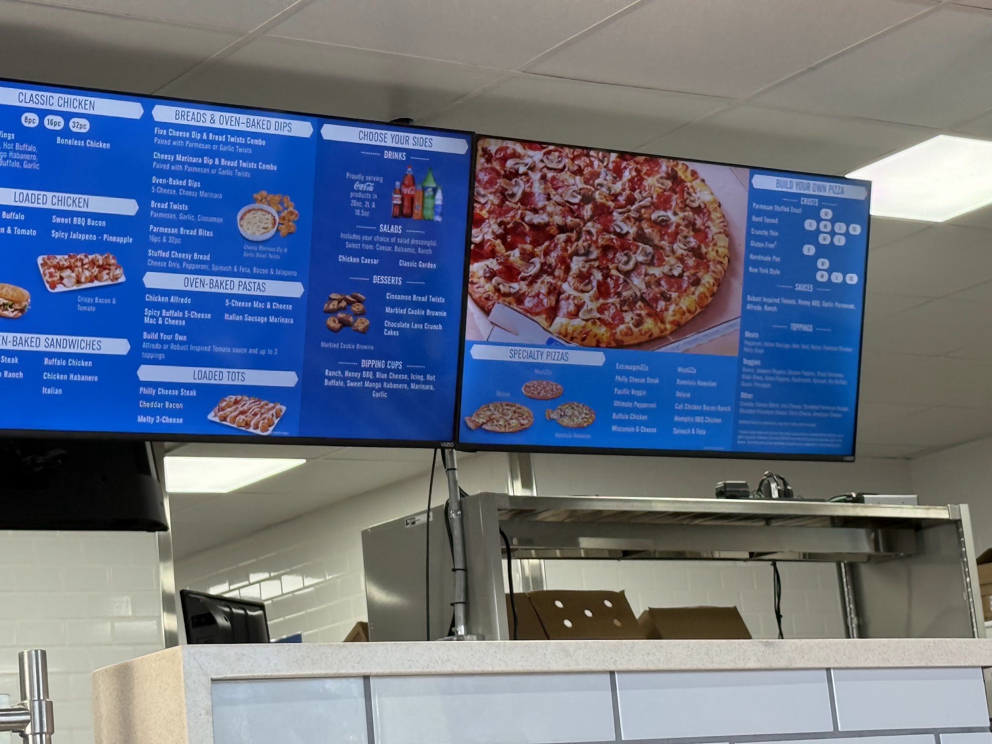 Domino's Pizza Menu