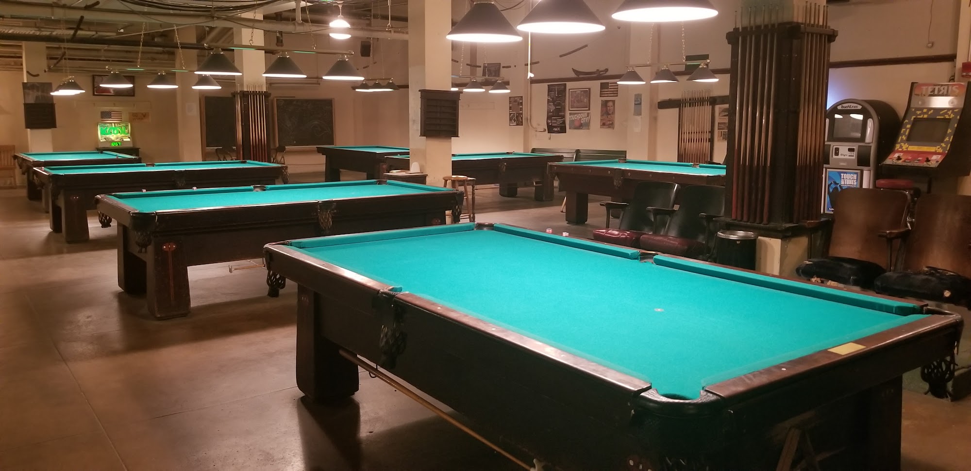 Metropolitan Billiard Parlor Menu