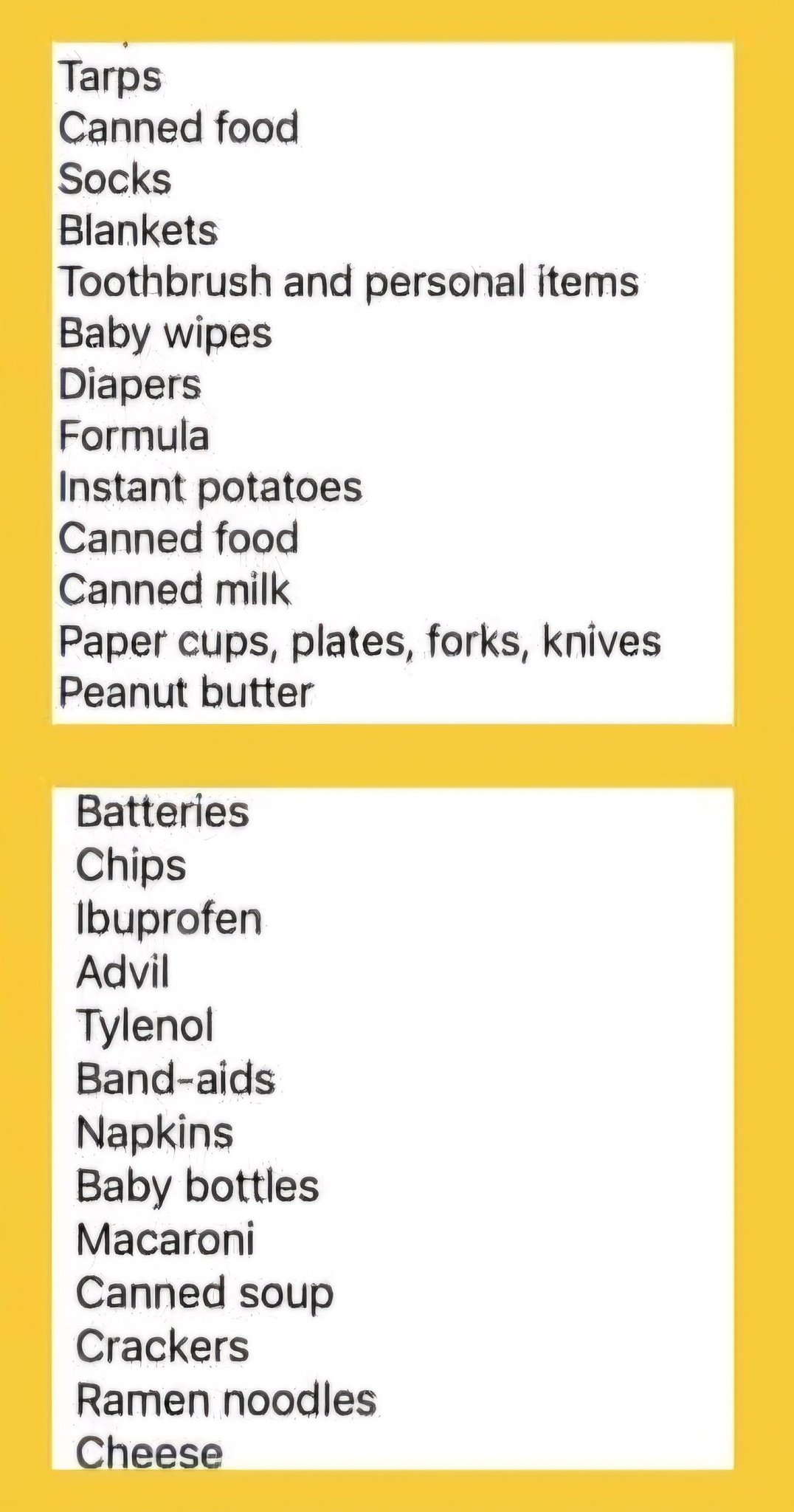 Trailer Pappys Bar Menu