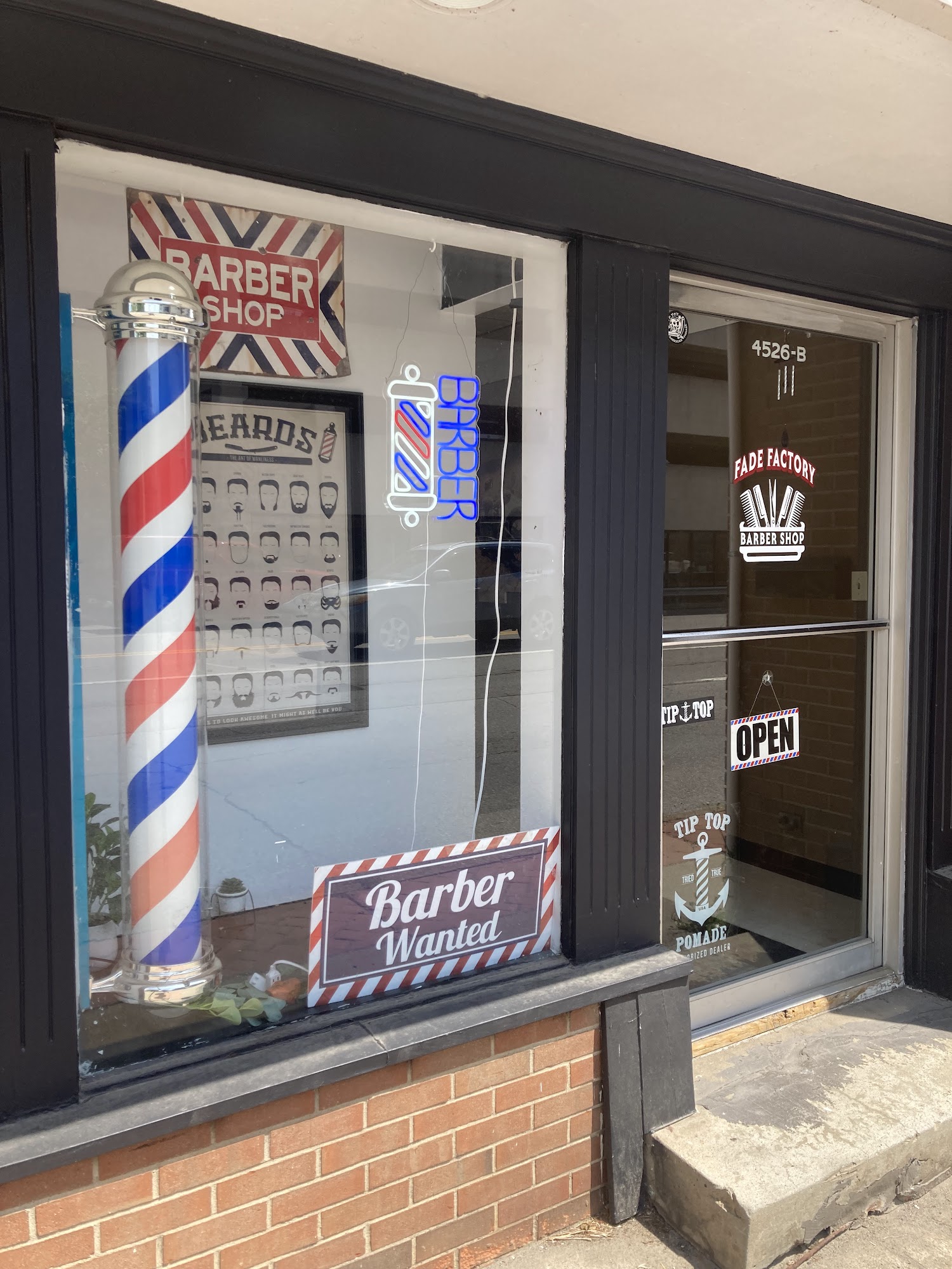 Fade Factory Barber Shop 4526-B MacCorkle Ave SW, South Charleston West Virginia 25309