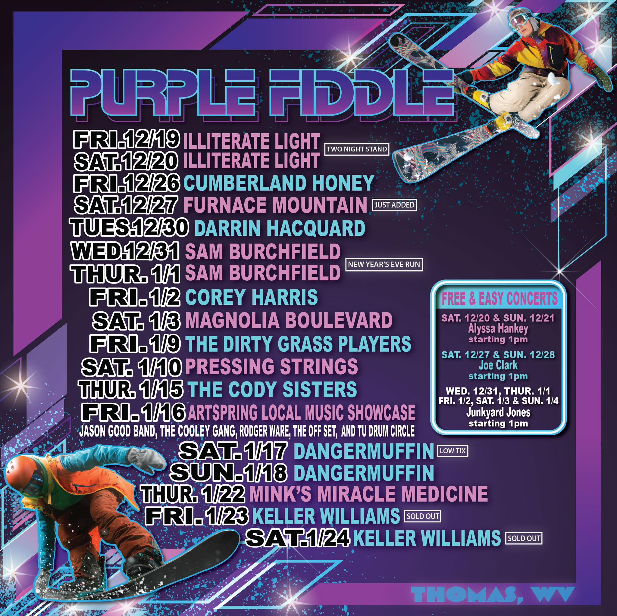 Purple Fiddle Thomas