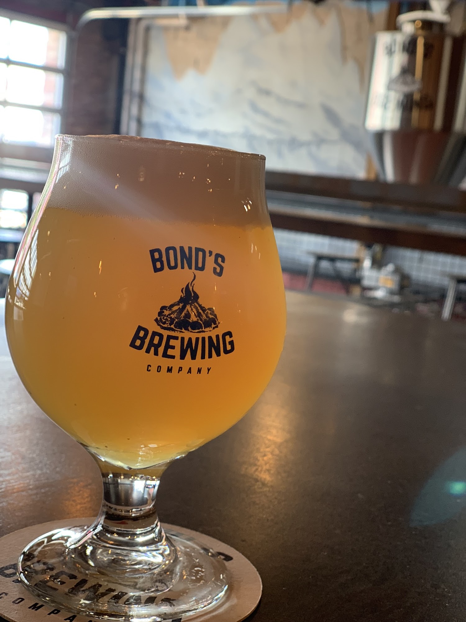 Bond's Brewing Company Menu