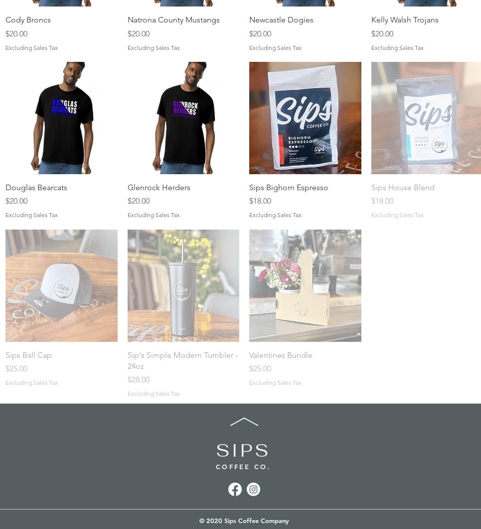 Sips Coffee Company LLC Menu
